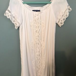 White Summer Shift Dress